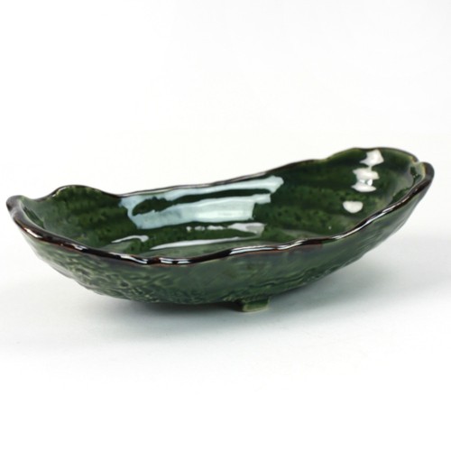 Schale oval grün 9 5 - grün,, 20